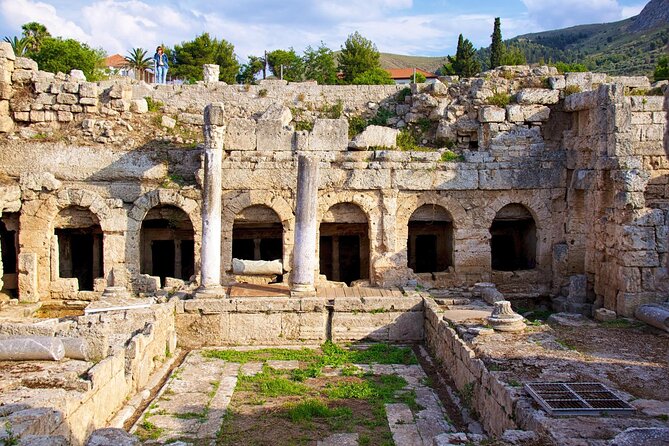 "Tour of Ancient Corinth:Follow in the footsteps of Apostle Paul" - Temple of Apollo, the market area, and the healing sanctuary feel