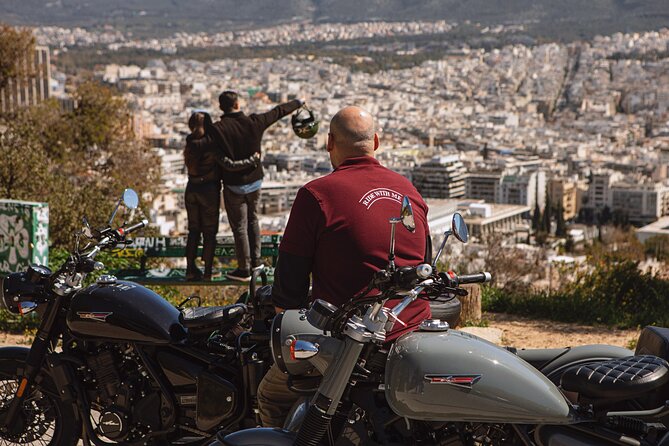 VIP 90" Private Sidecar Tour of Athens Acropolis & Lycabetus - Plaka: The Old City Loop Around the Acropolis