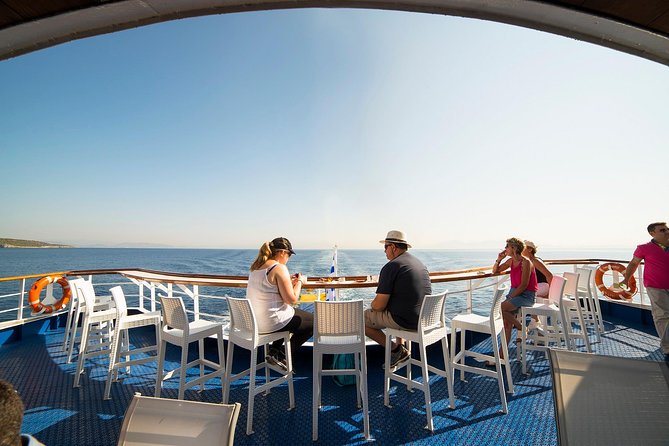 VIP Day Cruise from Athens to Hydra, Poros and Aegina - VIP Lounge on Board: Calm Seating, Included Drinks, and Lunch