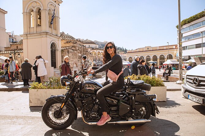 VIP Private Guided Tour of Athens Acropolis & Plaka in a Sidecar - Thiseio: Temple of Hephaestus sightlines and a calmer neighborhood pace
