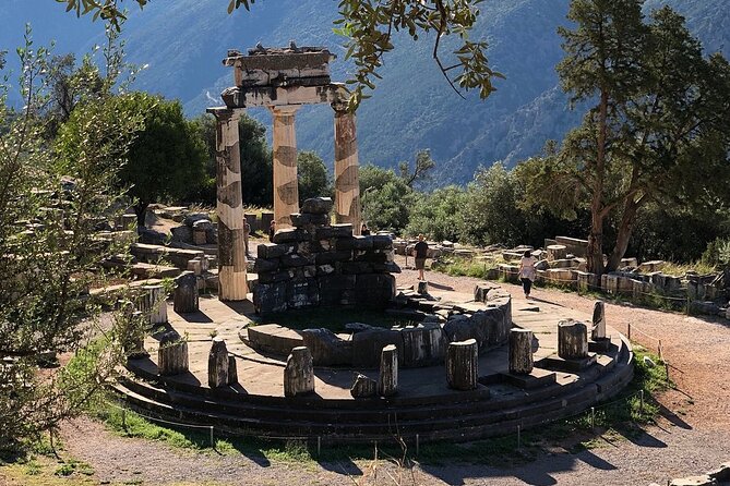 Visit Delphi & Meteora Monasteries Luxury Private Tour FromAthens - Walking Delphi’s sacred zones: treasuries, Marathon pride, and Greek myth origins